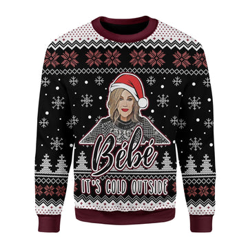 YMskins Christmas Sweater Bébé It's Cold Outside 3D Apparel