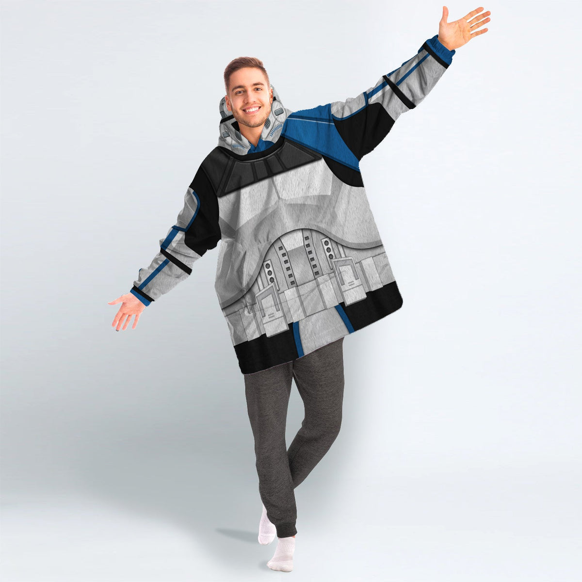 MakerHuman Captain Rex Cosplay & Costume Over Size Hoodie Fleece One Size