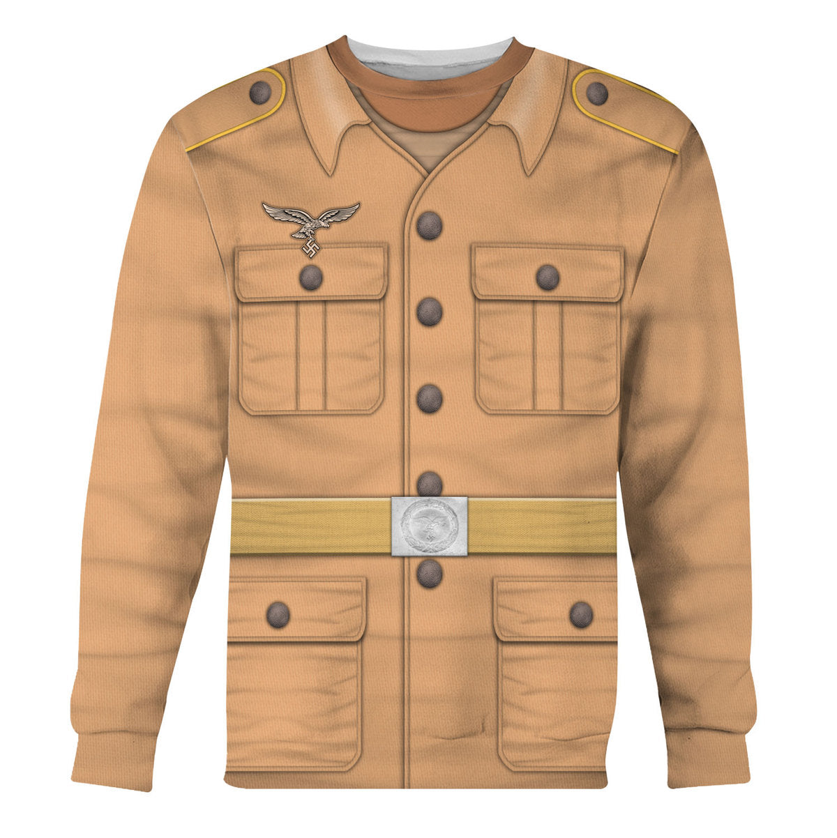 YMskins Luftwaffe Tropical Uniform- Private- Basic Uniform Costume Hoodie Sweatshirt T-Shirt Tracksuit Historical American-Inspired Apparel