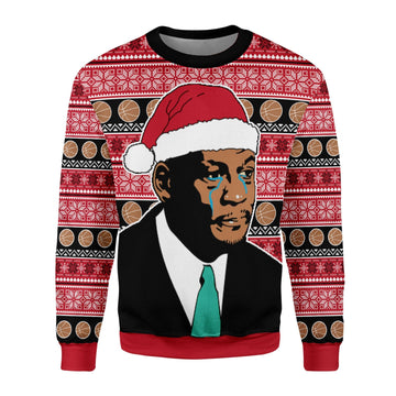 YMskins Christmas Sweater The Crying MJ 3D Apparel