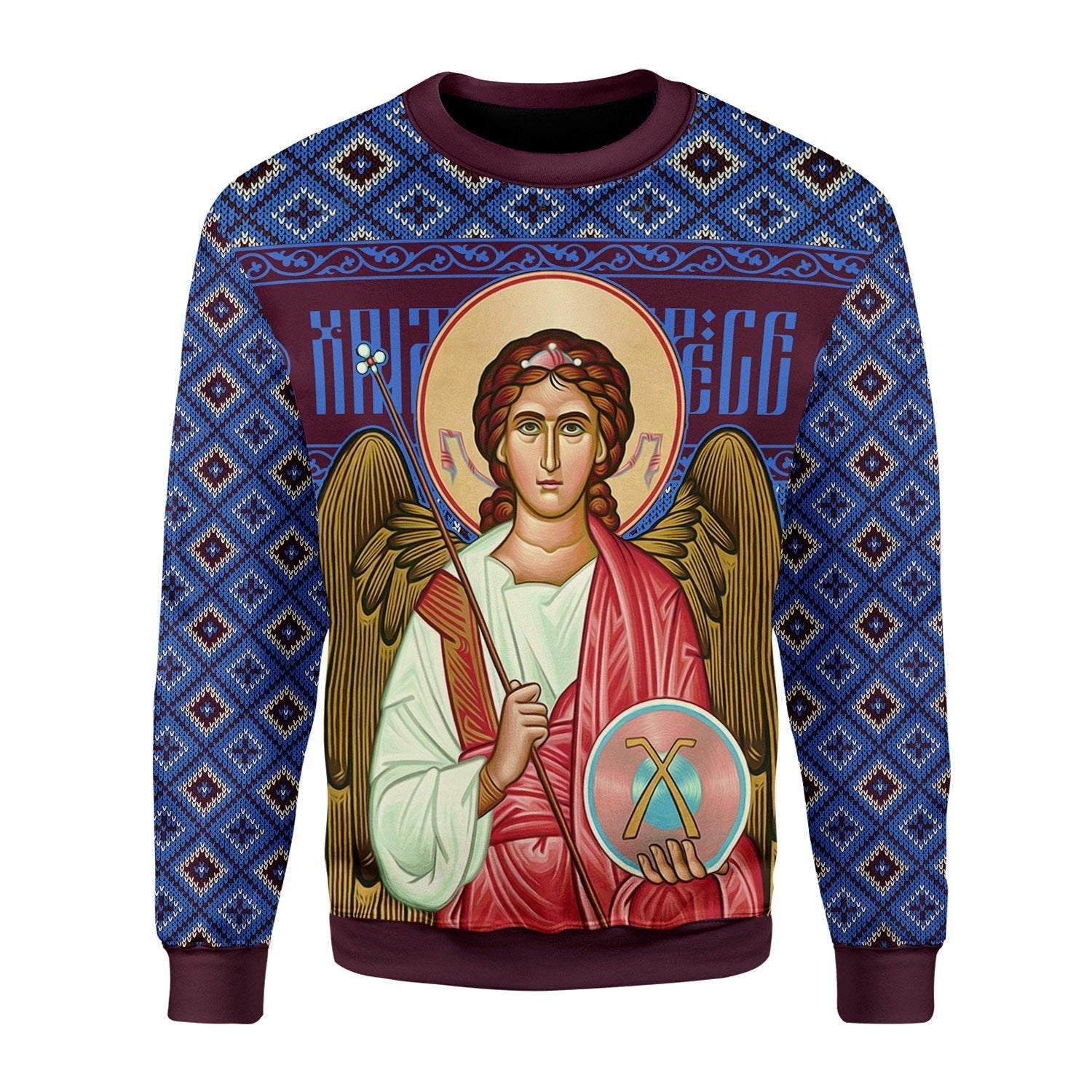 YMskins Unisex Sweatshirt St. Archangel Michael 3D Apparel
