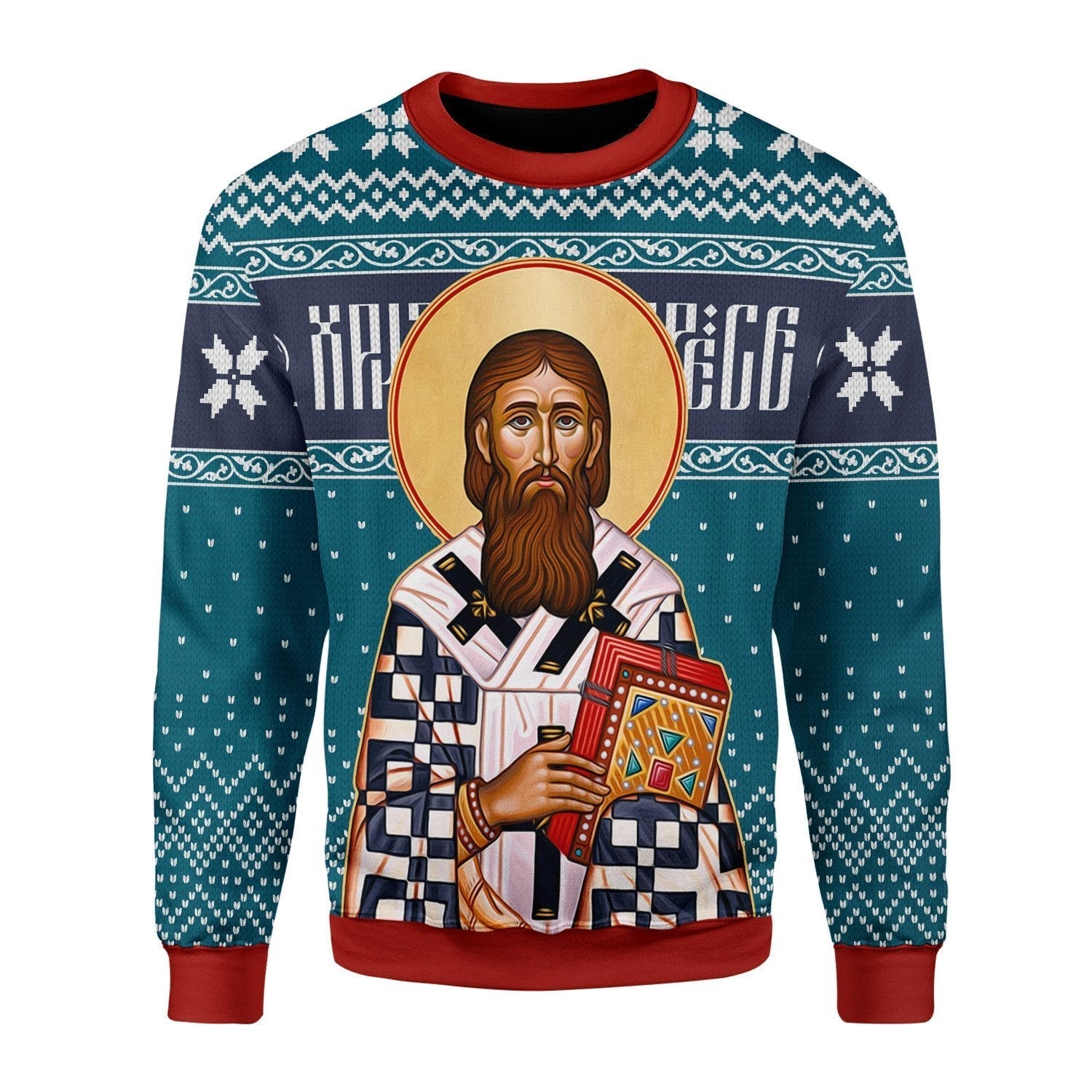 YMskins Unisex Tops Pullover Sweatshirt St. Sava 3D Apparel
