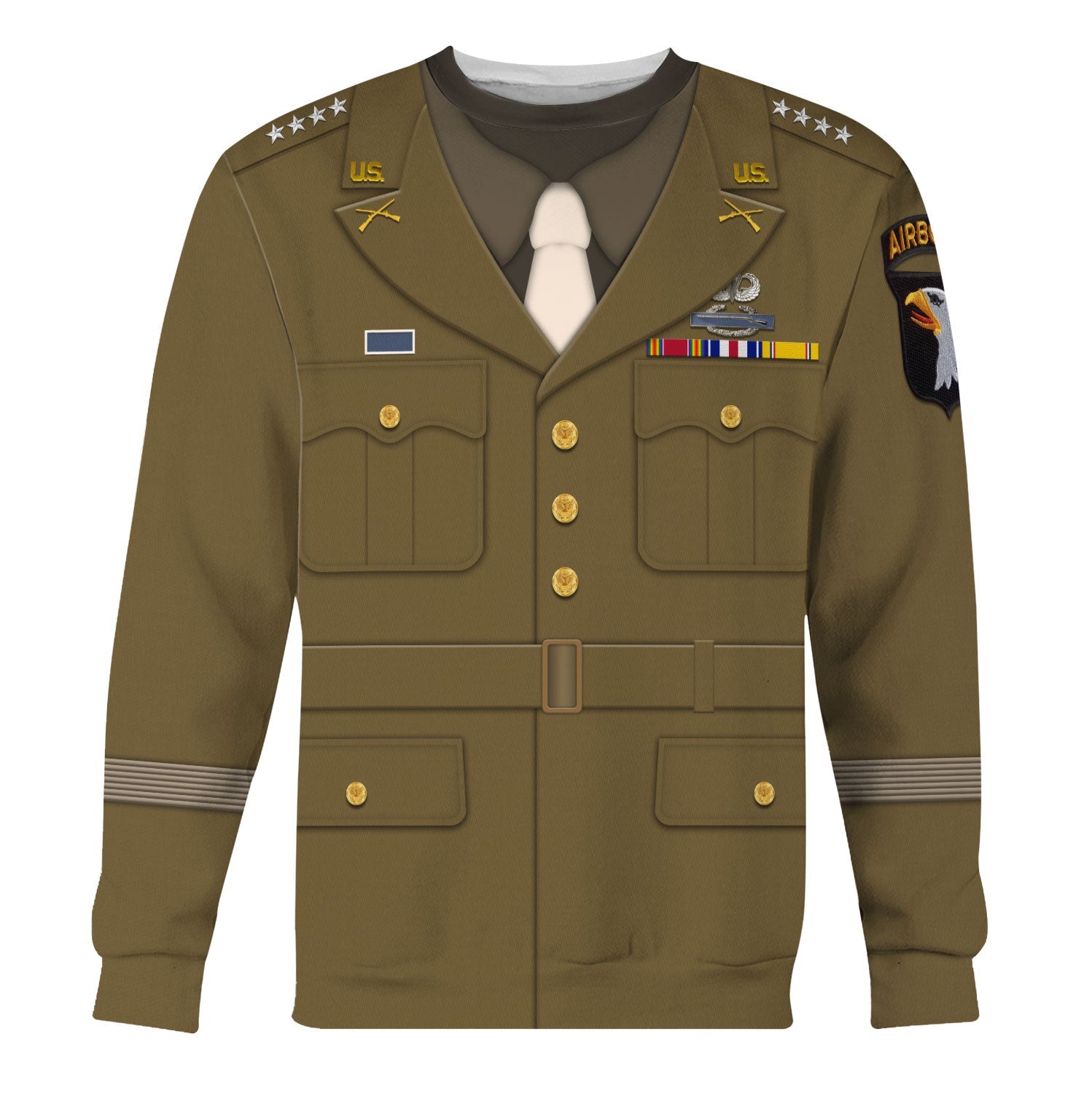 YMskins U.S General WWII Costume Hoodie Sweatshirt T-Shirt Tracksuit
