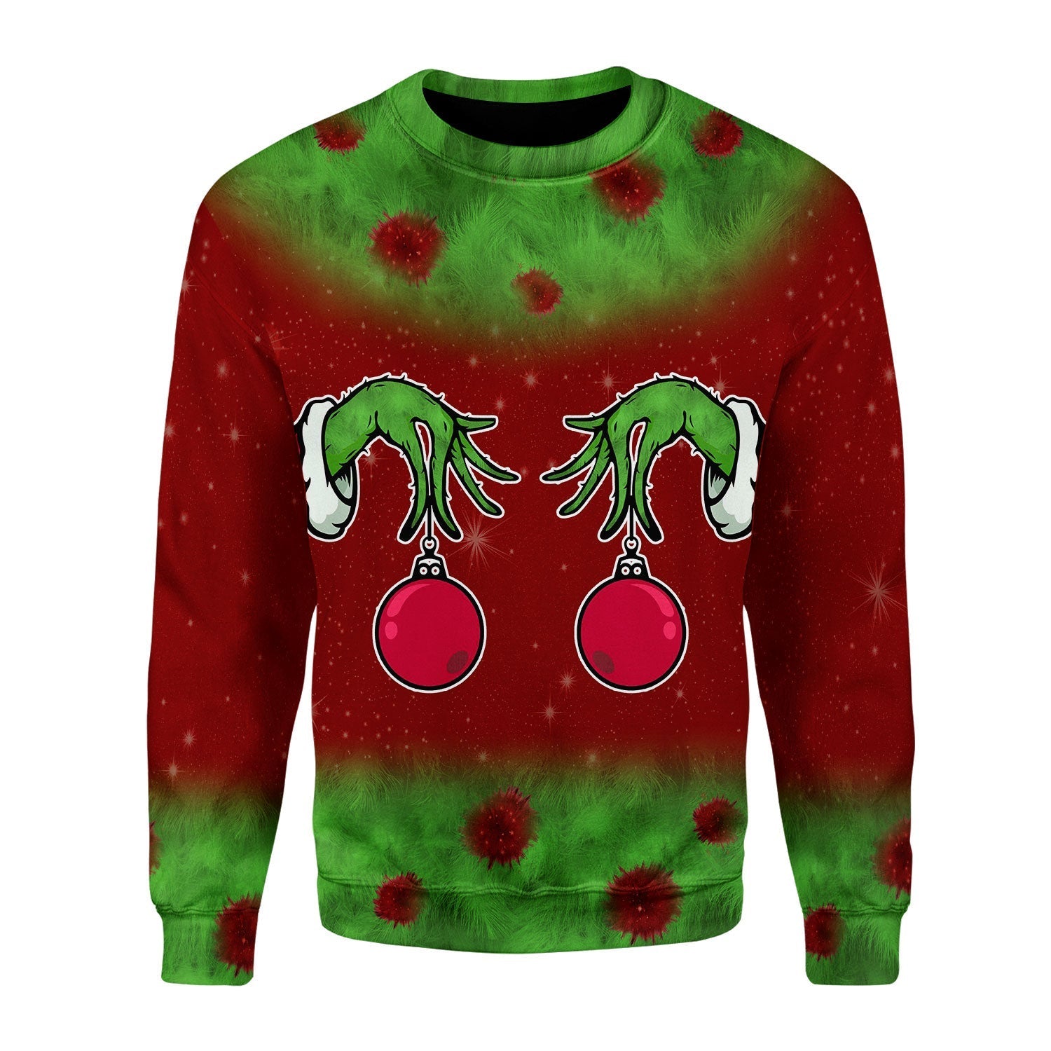 YMskins Christmas Sweater Grinch 3D Apparel