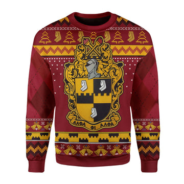 YMskins Christmas Sweater Alpha Phi Alpha 3D Apparel