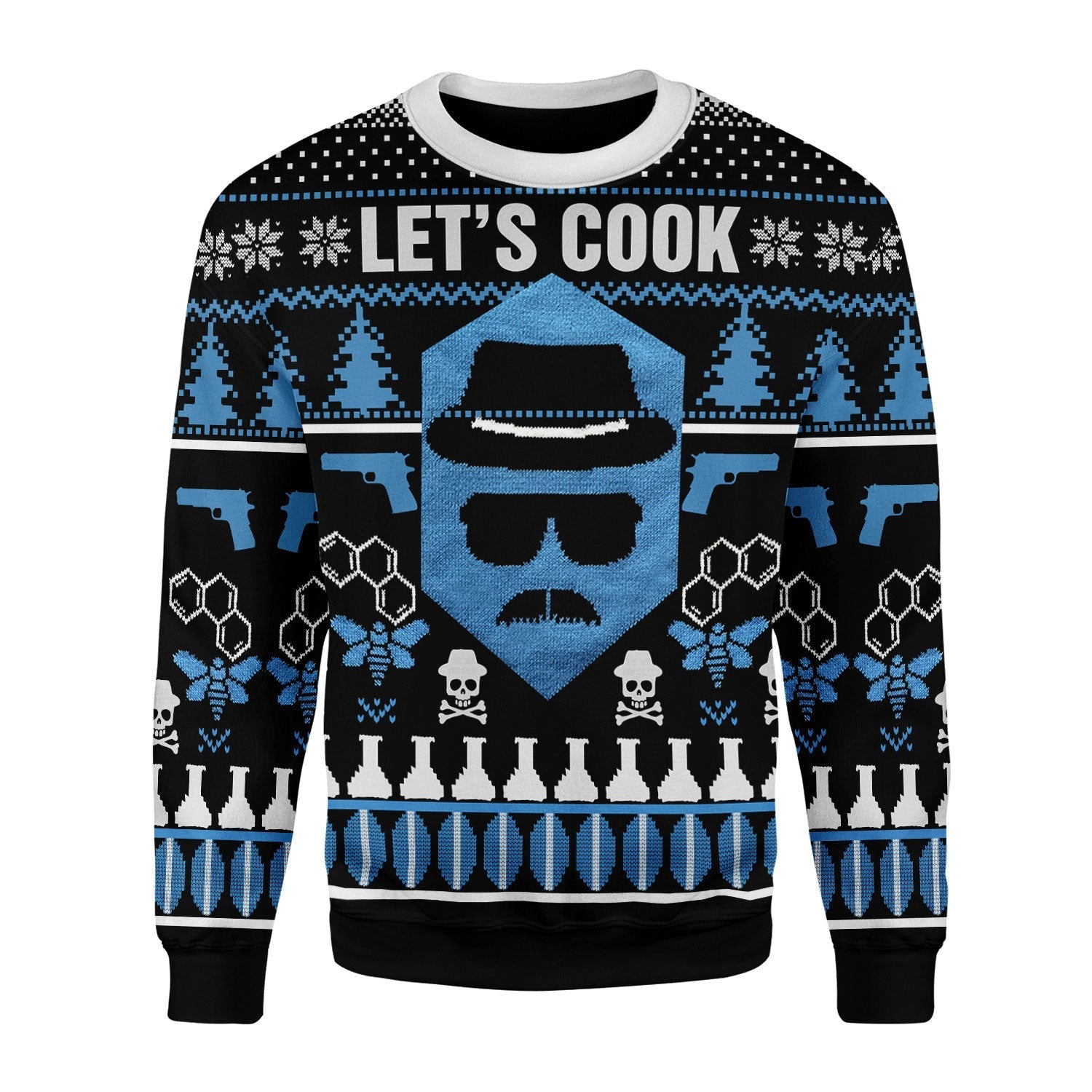 YMskins Christmas Sweater Let's Cook 3D Apparel