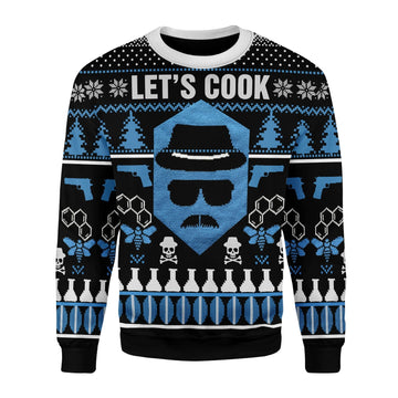 YMskins Christmas Sweater Let's Cook 3D Apparel