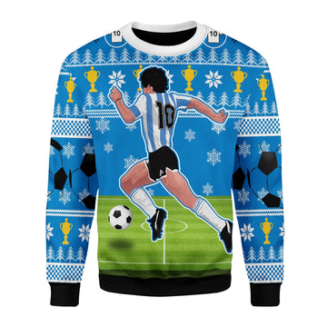 YMskins Christmas Sweater The Golden Boy 3D Apparel
