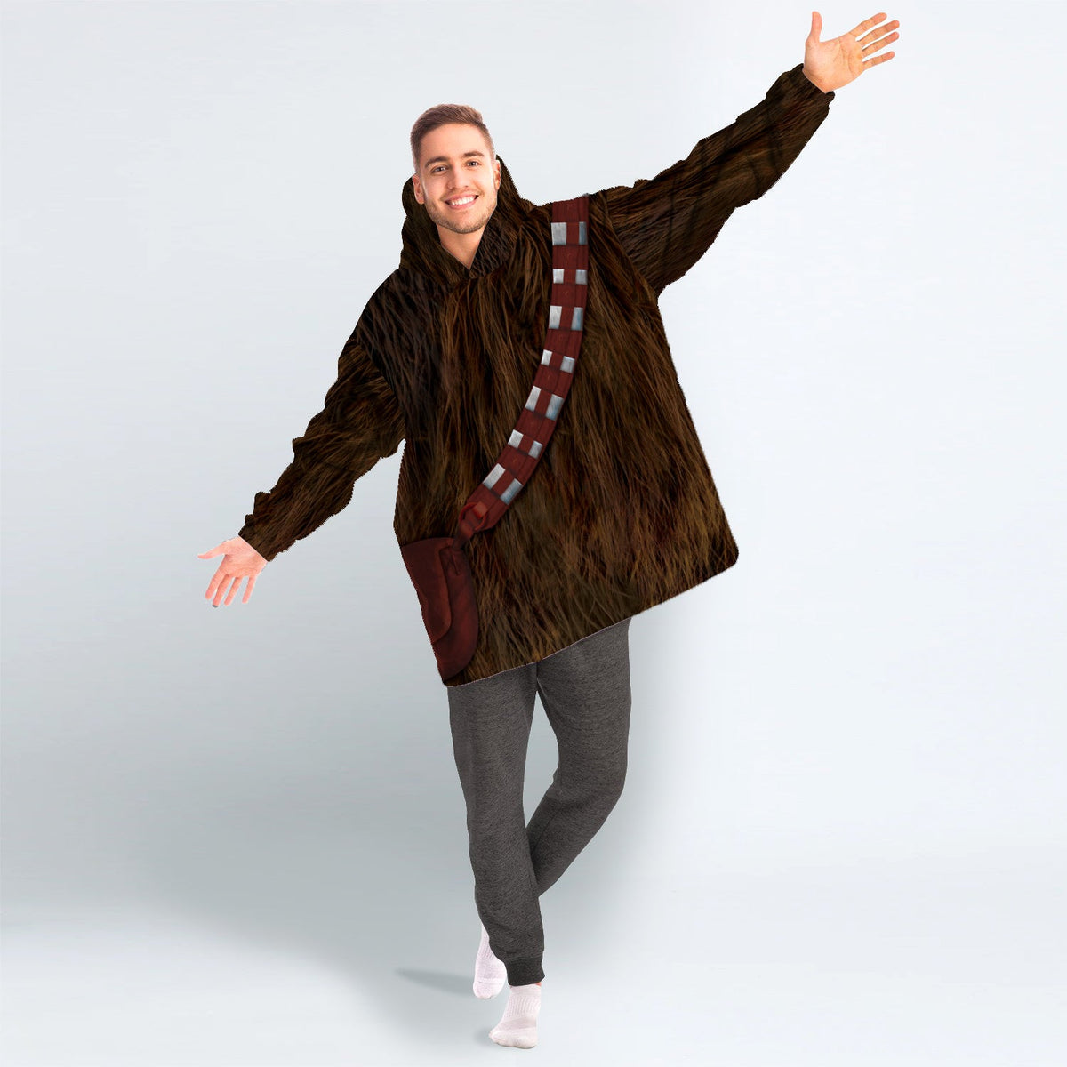MakerHuman Chewbacca Cosplay & Costume Over Size Hoodie Fleece One Size