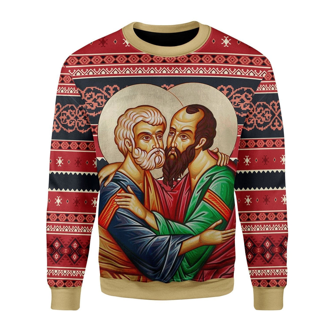 YMskins Unisex Tops Pullover Sweatshirt St. Apostles Peter and Paul 3D Apparel
