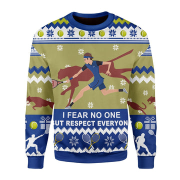 YMskins Christmas Sweater Respect Everyone 3D Apparel