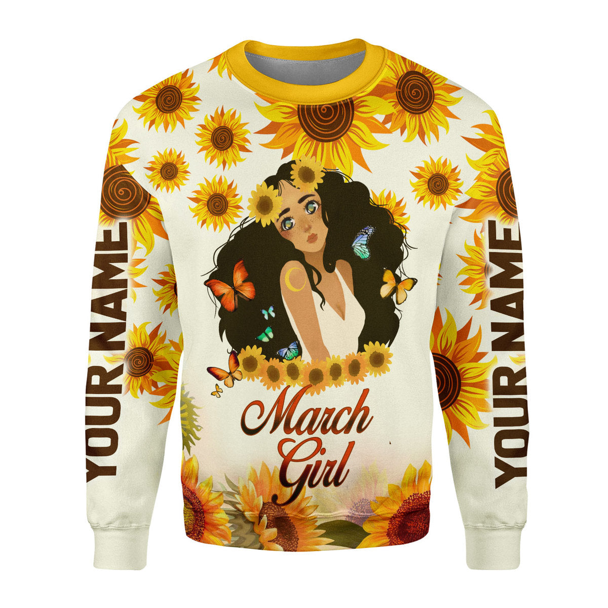 YMskins Personalized Tops March Girl All Over Printed