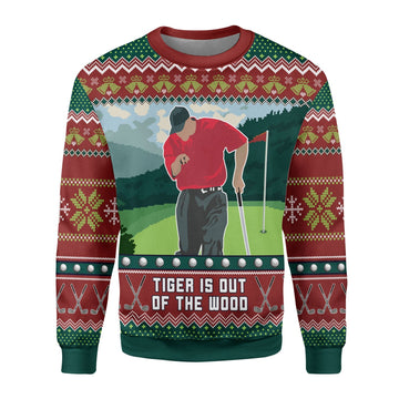 YMskins Christmas Sweater Tiger Is Out Of The Wood 3D Apparel