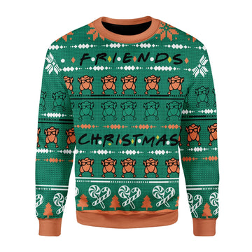 YMskins Christmas Sweater Turkey Christmas 3D Apparel