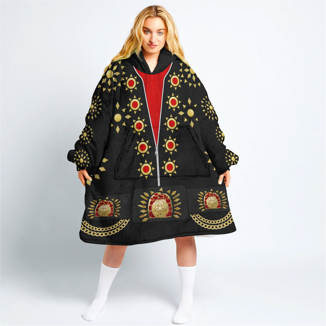 MakerHuman Elvis Matador Cosplay & Costume Over Size Hoodie Fleece One Size