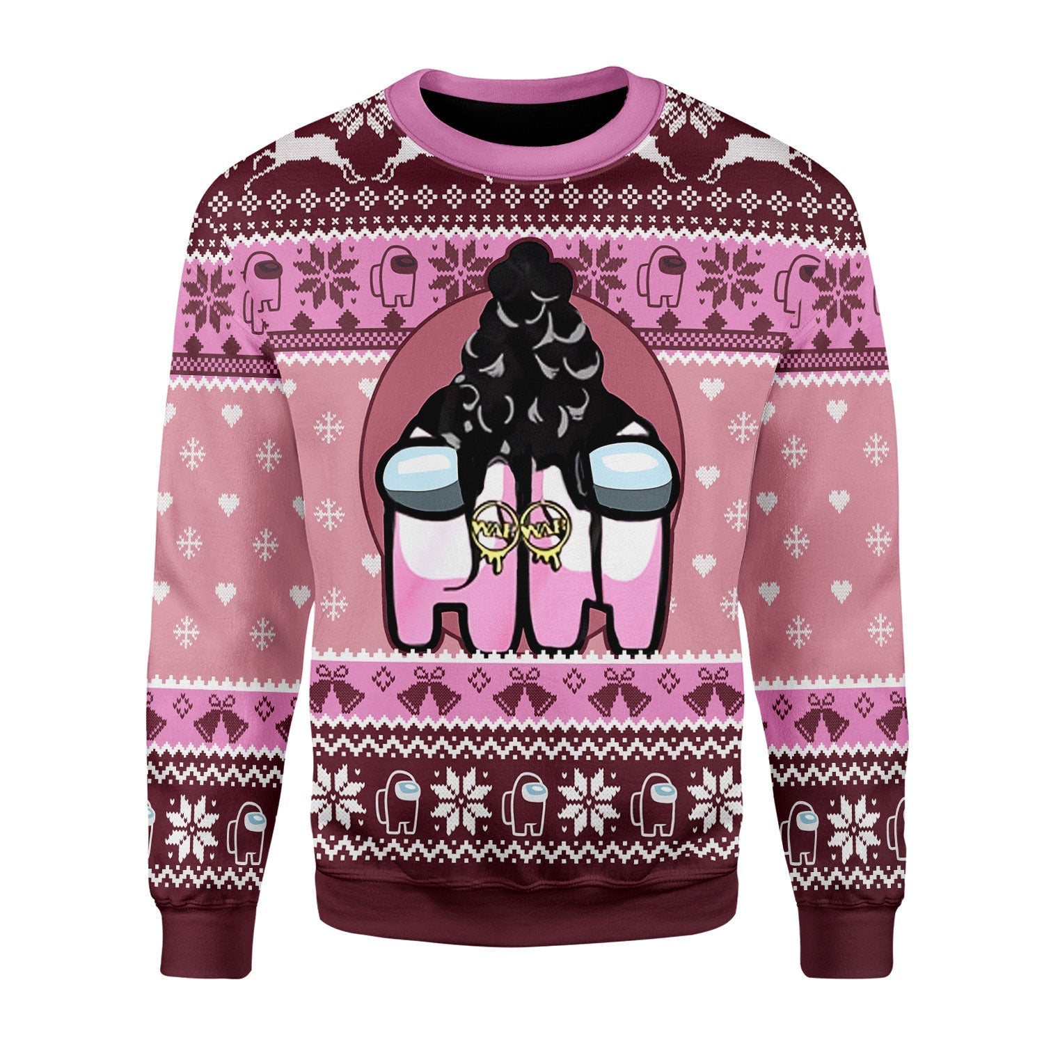 YMskins Christmas Sweater Among Us Wap 3D Apparel
