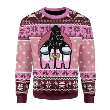 YMskins Christmas Sweater Among Us Wap 3D Apparel