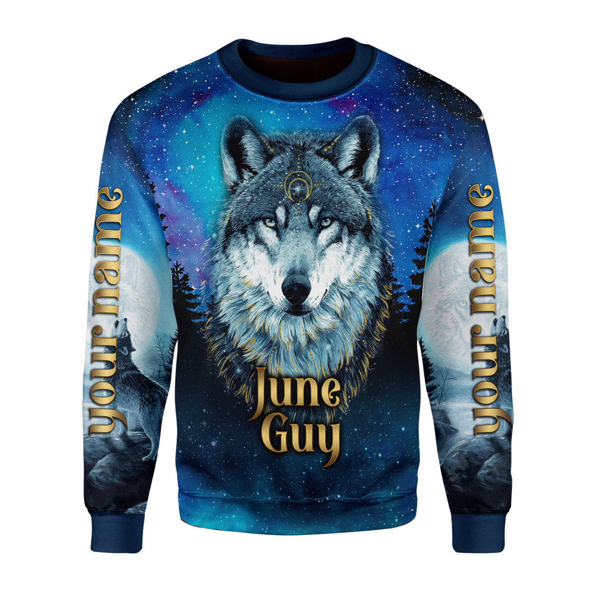 YMskins Personalized Ugly Sweater I Was Born In June All Over Printed