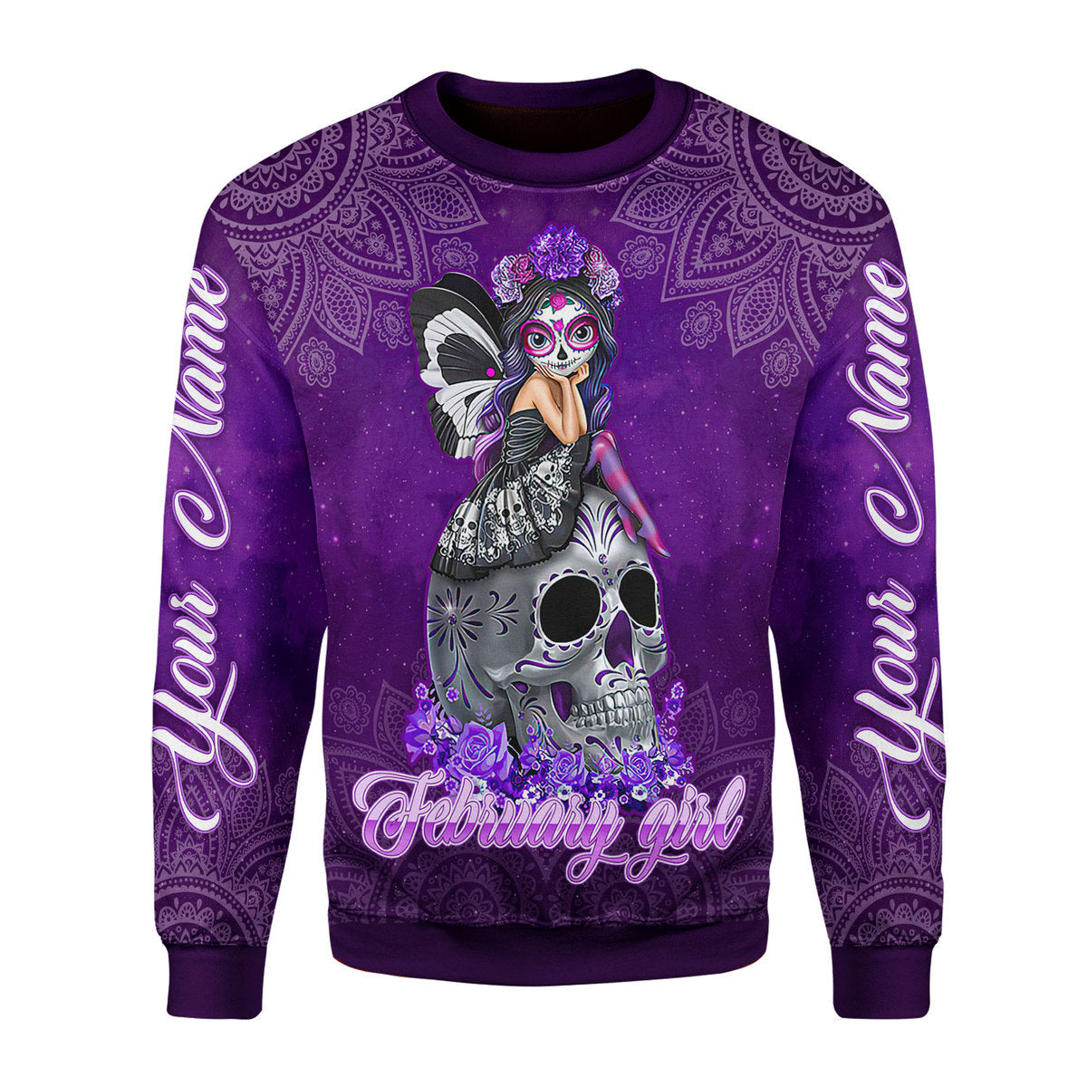 YMskins Personalized Tops February Girl I Have Tattoos All Over Printed