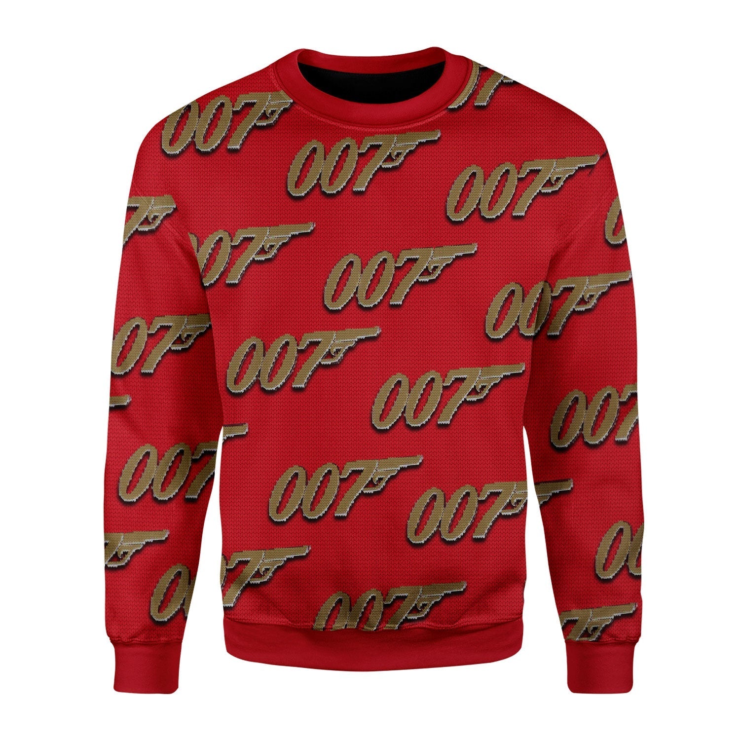YMskins Christmas Sweater 007 Detective 3D Apparel
