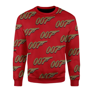 YMskins Christmas Sweater 007 Detective 3D Apparel