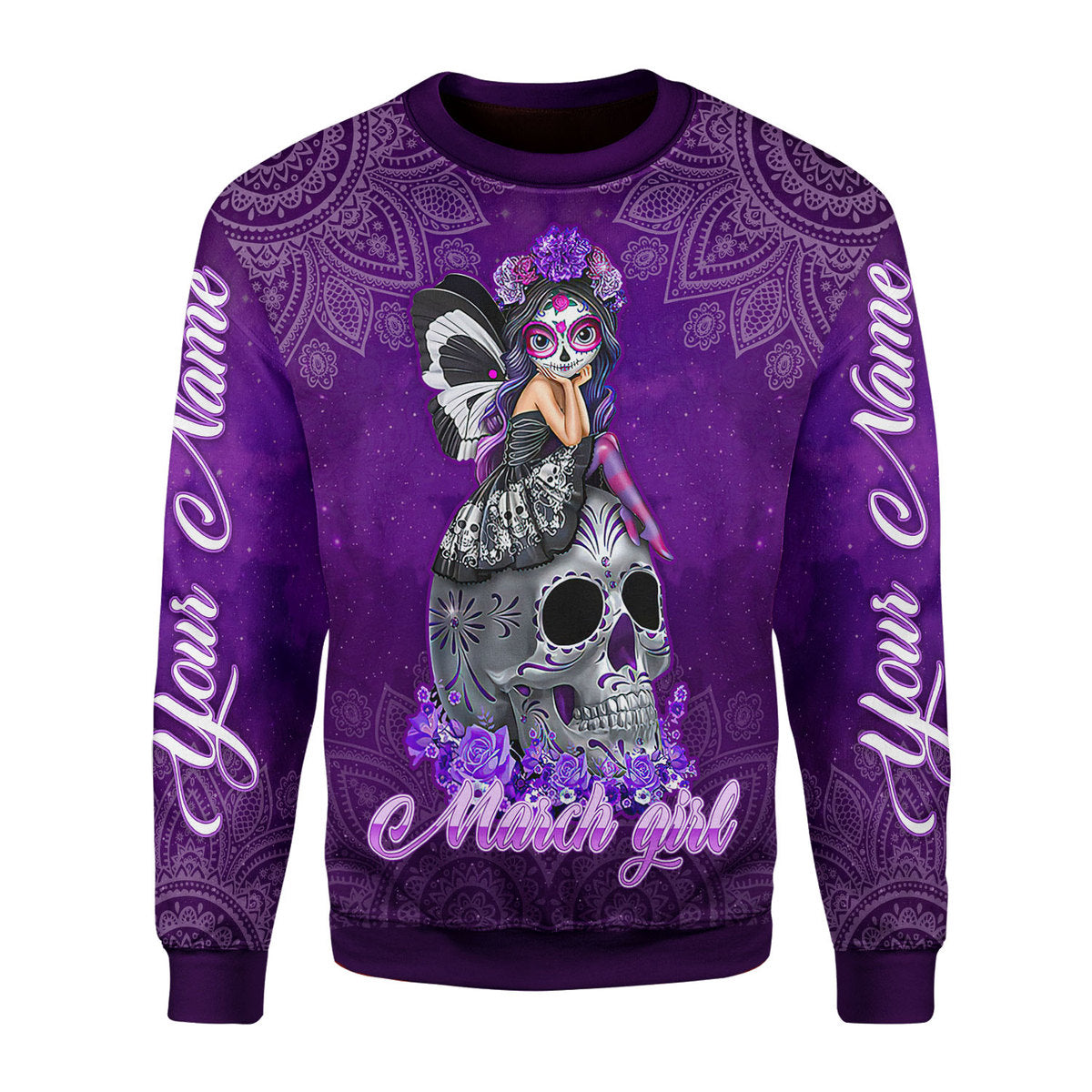 YMskins Personalized Tops March Girl I Have Tattoos All Over Printed