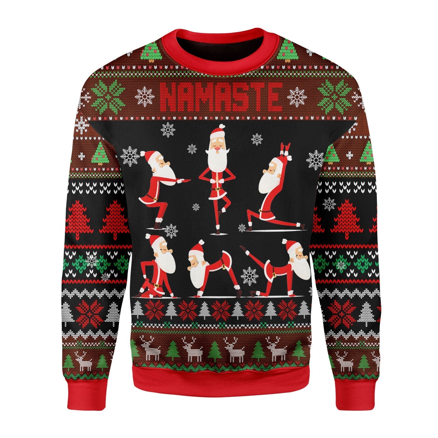 YMskins Christmas Sweater Yoga 3D Apparel