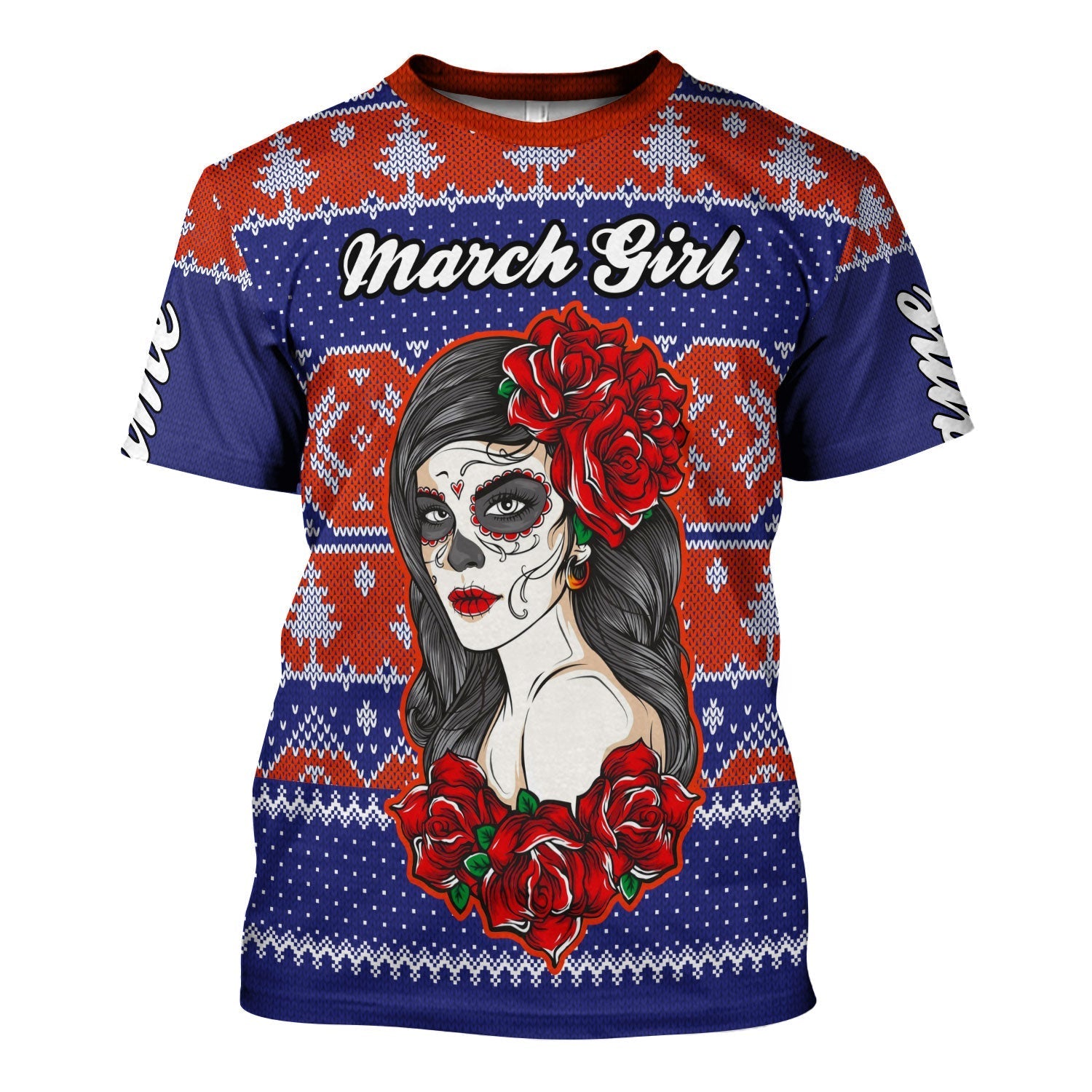 YMskins Personalized T-Shirt March Girl All Over Printed