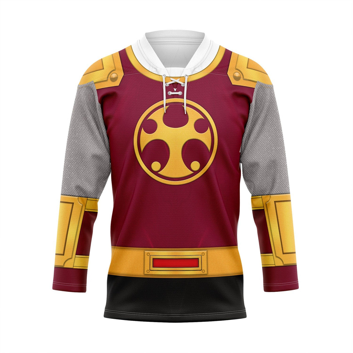 MakerHuman Crimson Thunder Power Rangers Ninja Storm Hockey Jersey Sweatpants