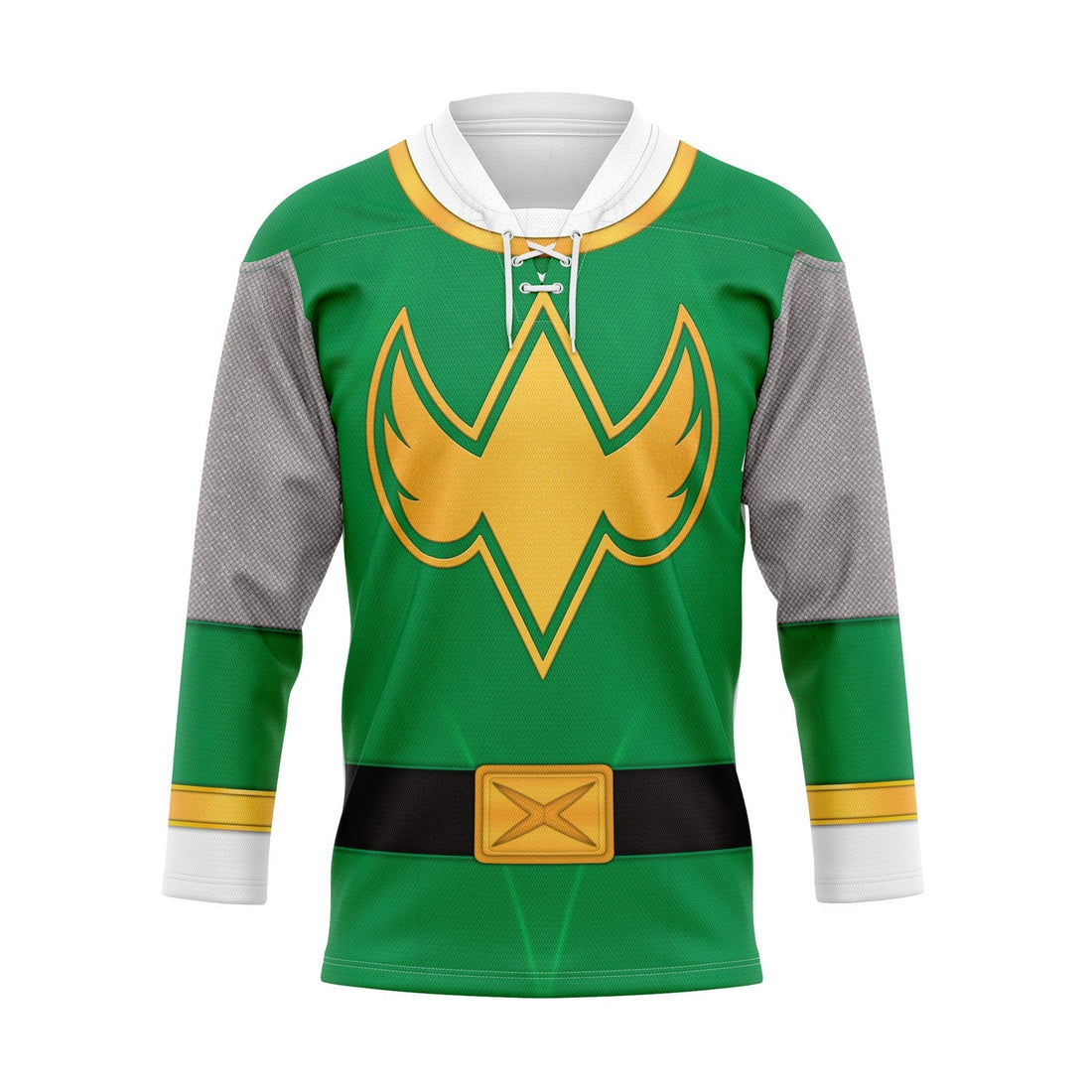 MakerHuman Green Ranger Power Rangers Ninja Storm Hockey Jersey Sweatpants