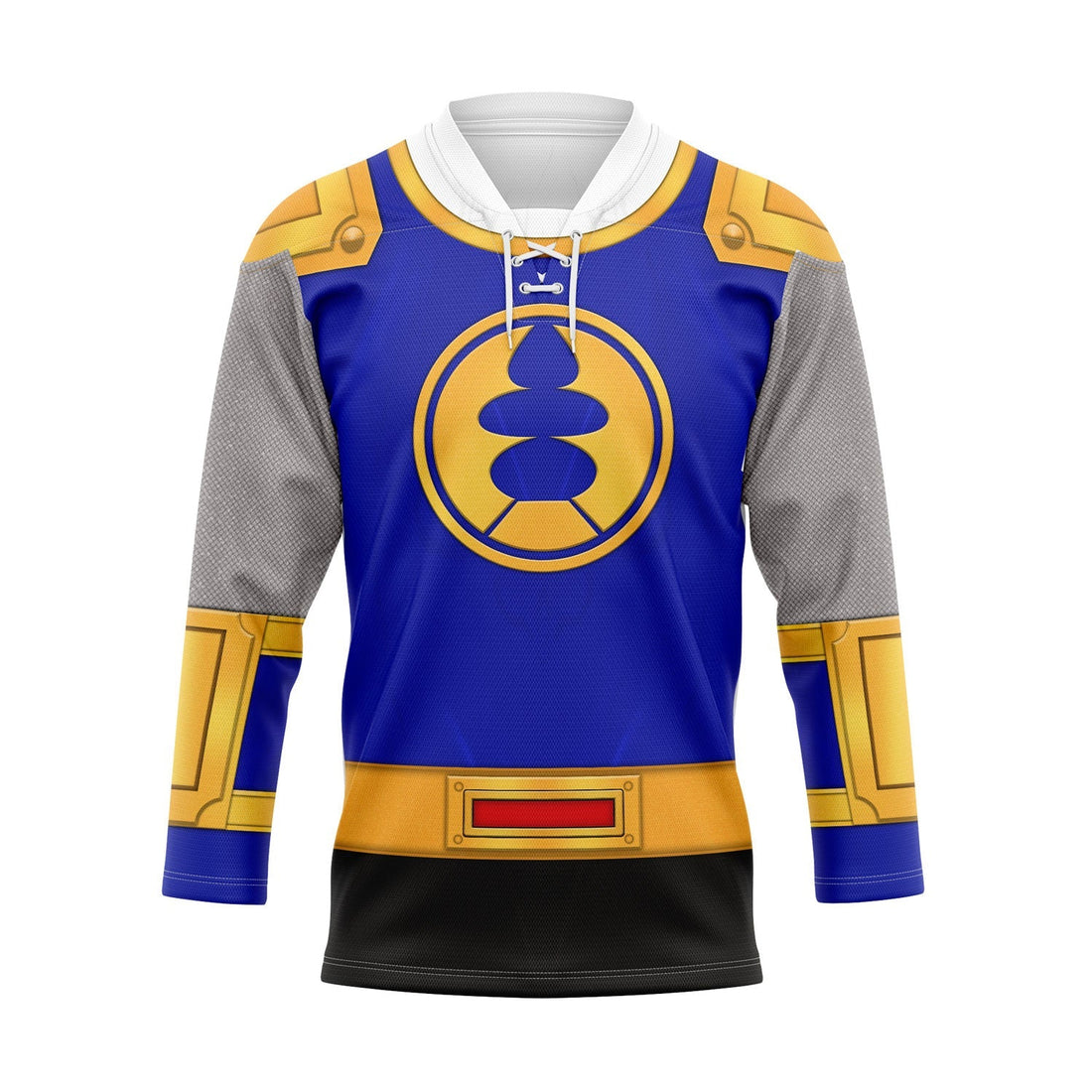 MakerHuman Navy Ranger Power Rangers Ninja Storm Hockey Jersey Sweatpants