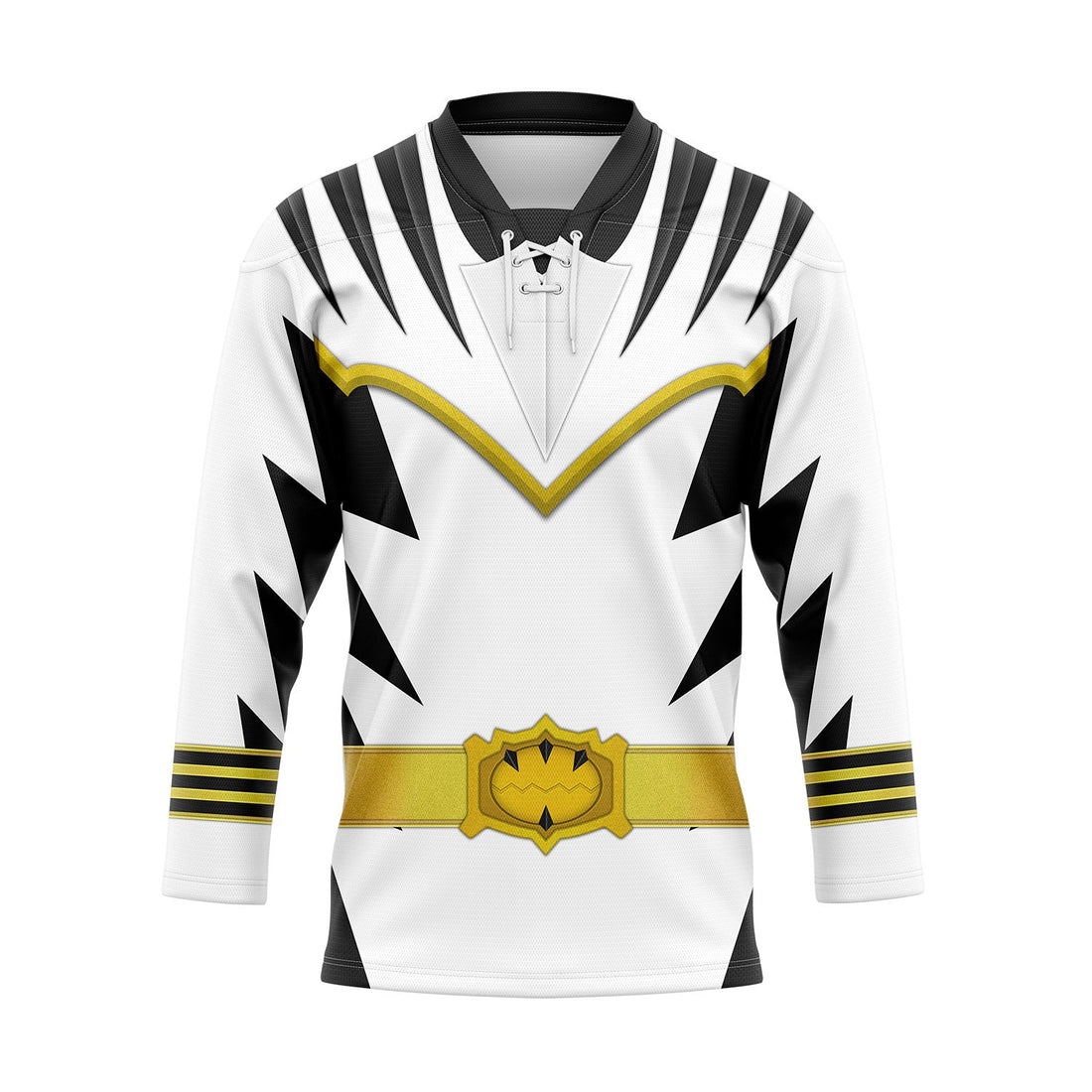 YMskins White Dino Thunder Hockey Jersey Sweatpants