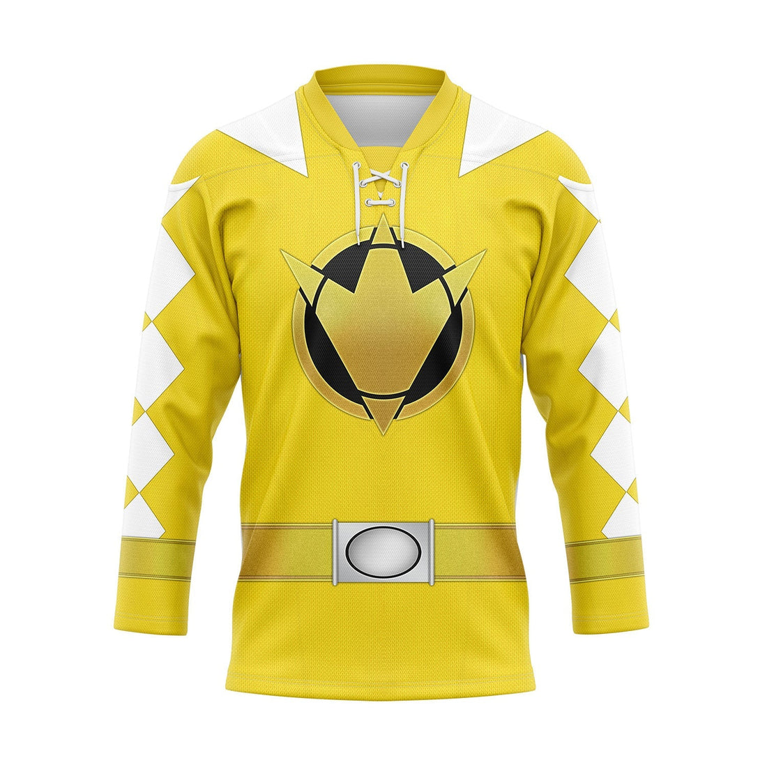 MakerHuman Yellow Dino Thunder Hockey Jersey Sweatpants