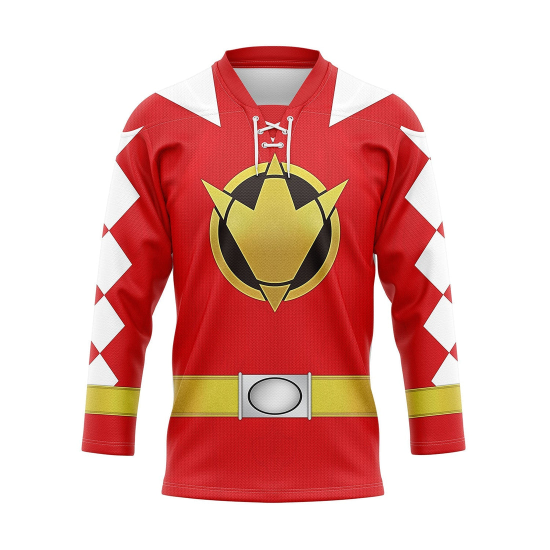 MakerHuman Red Dino Thunder Hockey Jersey Sweatpants