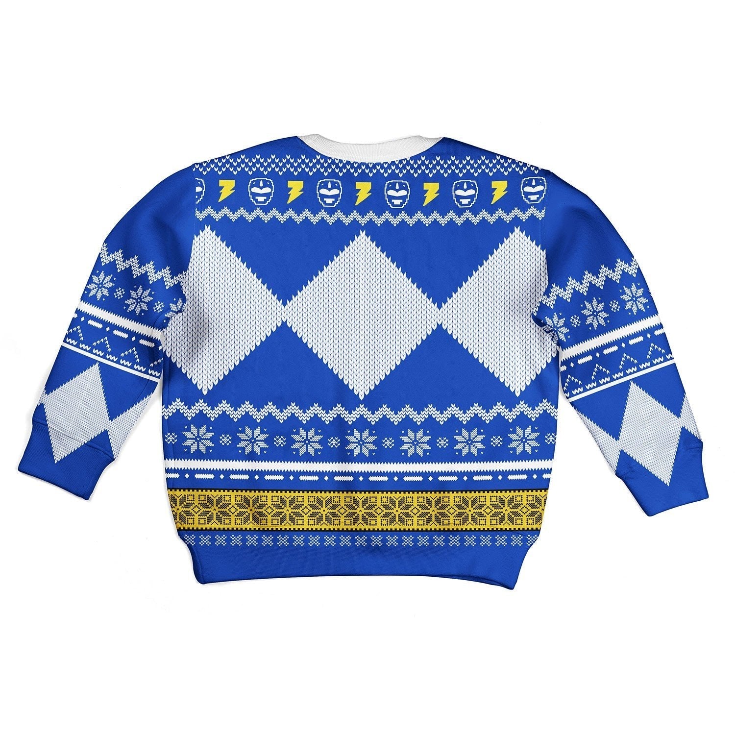 Gearhomies Unisex Kid Tops Pullover Sweatshirt Blue Mighty3D Apparel
