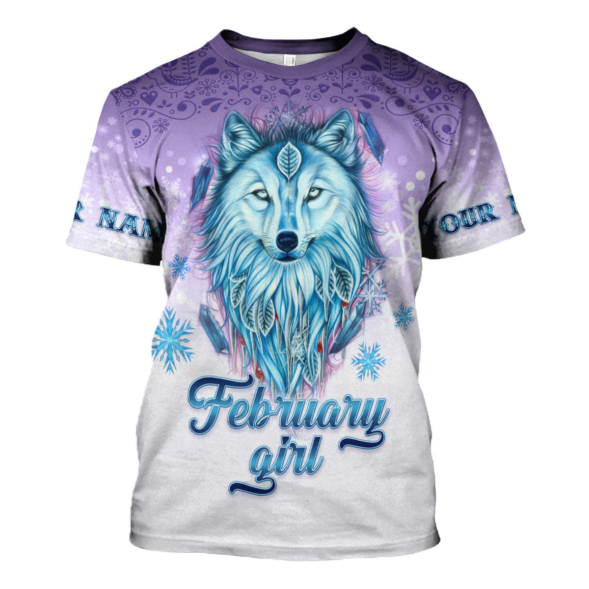 YMskins Personalized Tops I'm A February Queen All Over Printed