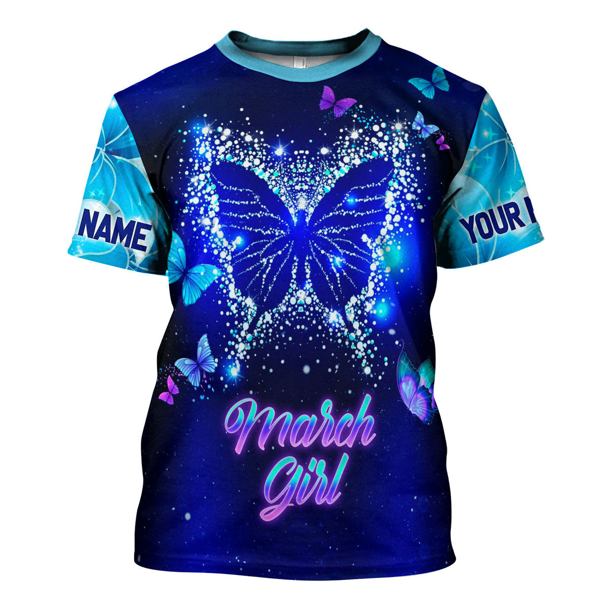 YMskins Personalized Tops March Girl All Over Printed