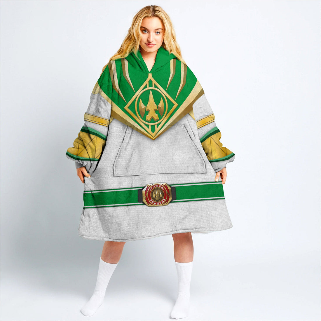 Lord Drakkon Mighty Morphin Over Size Snug Hoodie Fleece One Size