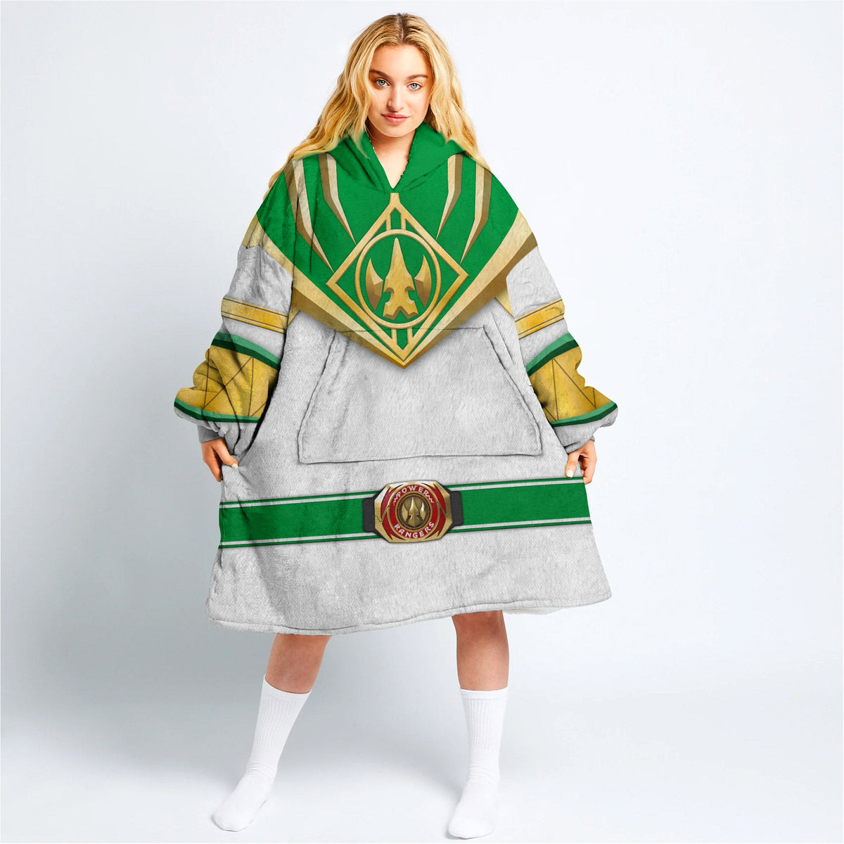 Lord Drakkon Mighty Morphin Over Size Snug Hoodie Fleece One Size