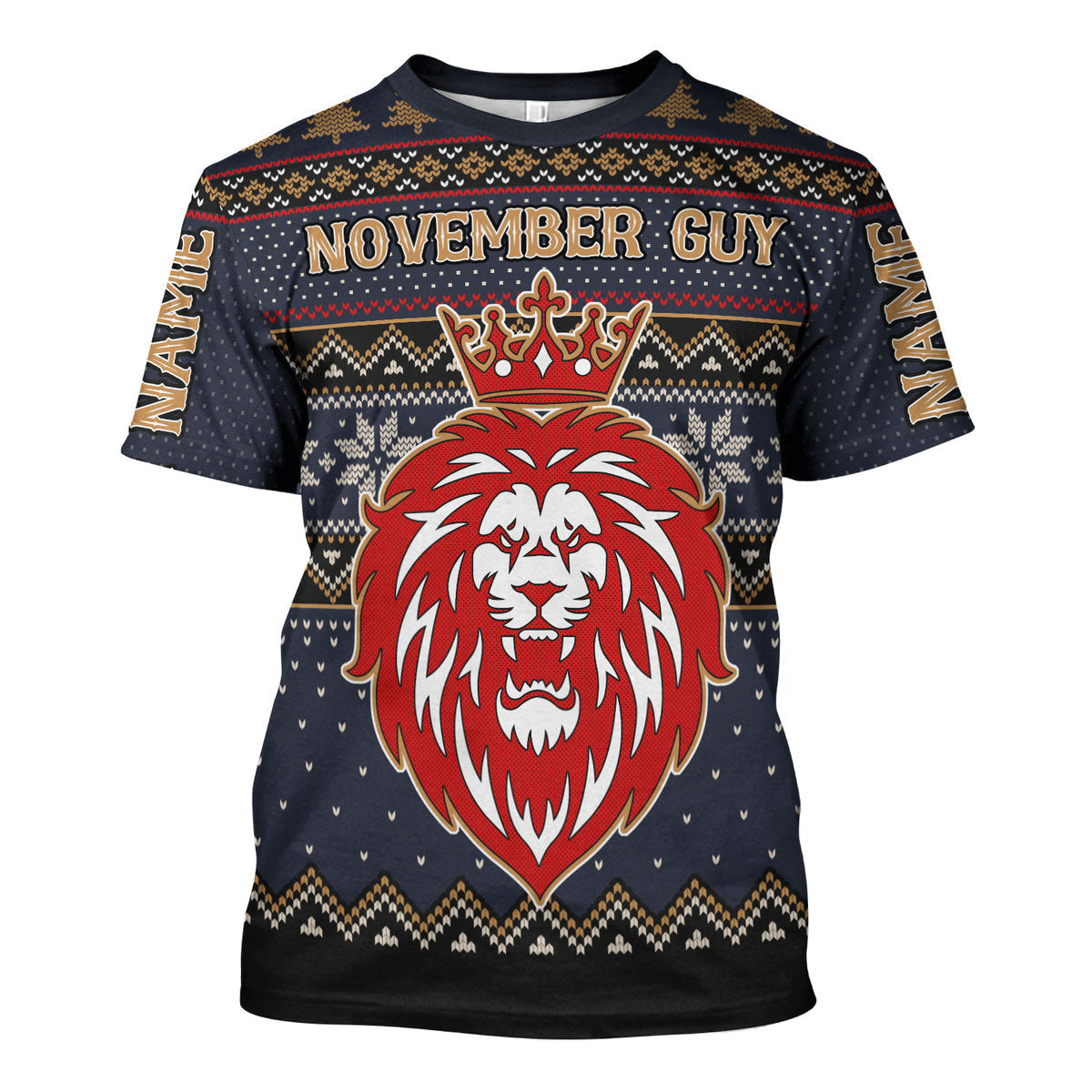 YMskins Personalized Tops November Guy All Over Printed