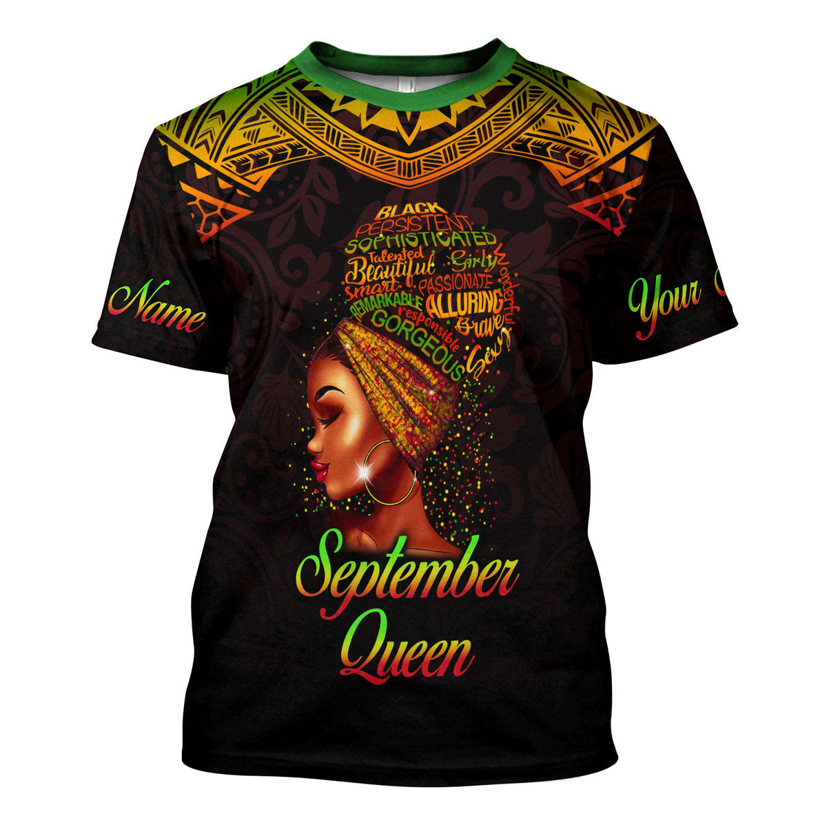 YMskins Personalized Tops September Queen All Over Printed