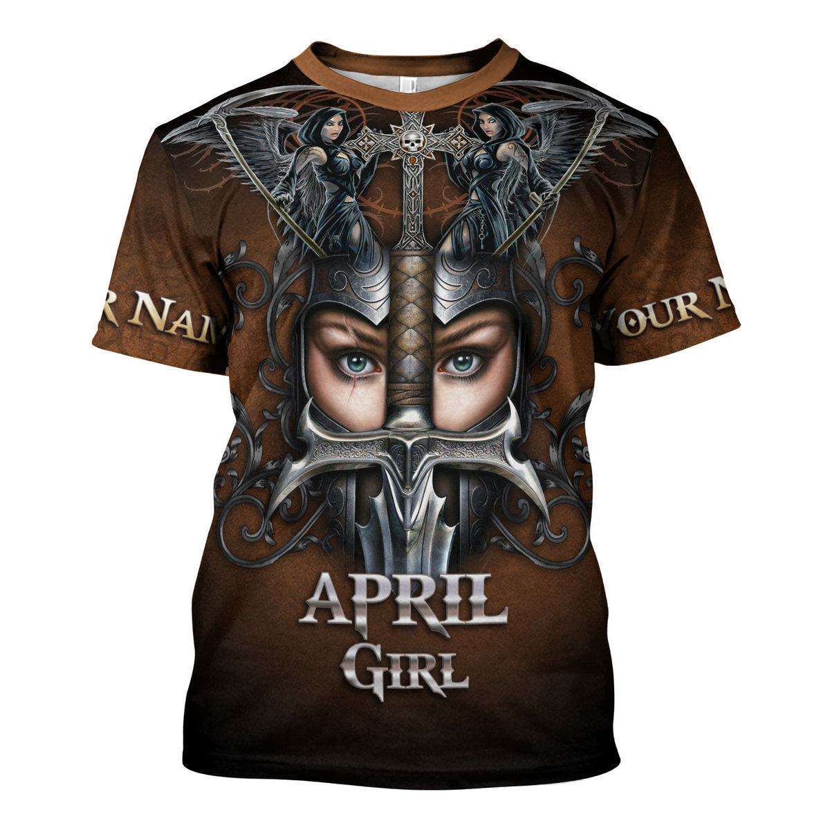 YMskins Personalized Tops April Girl All Over Printed