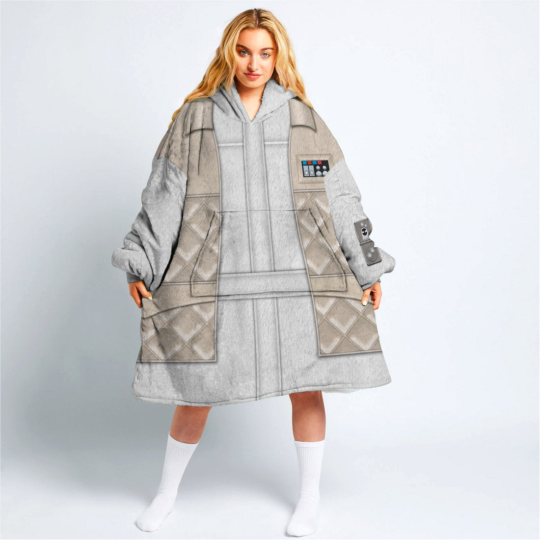MakerHuman Leia Cosplay & Costume Over Size Hoodie Fleece One Size