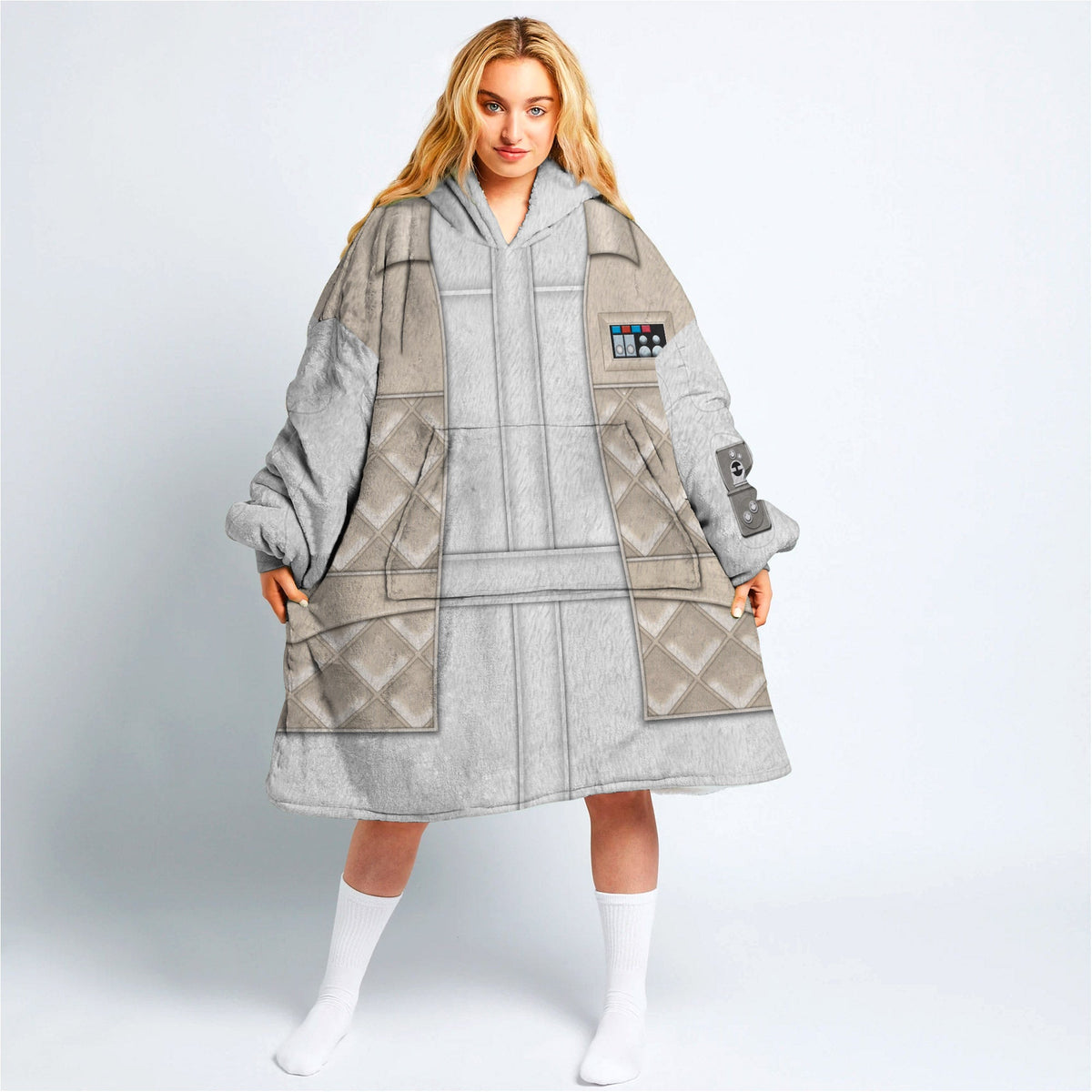 MakerHuman Leia Cosplay & Costume Over Size Hoodie Fleece One Size
