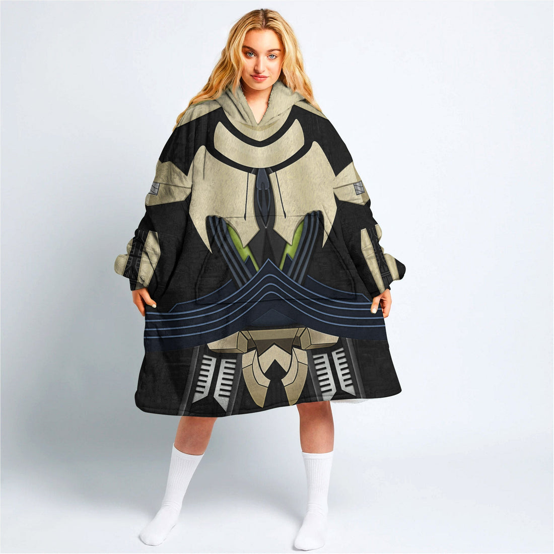 MakerHuman General Grievous Cosplay & Costume Over Size Hoodie Fleece One Size
