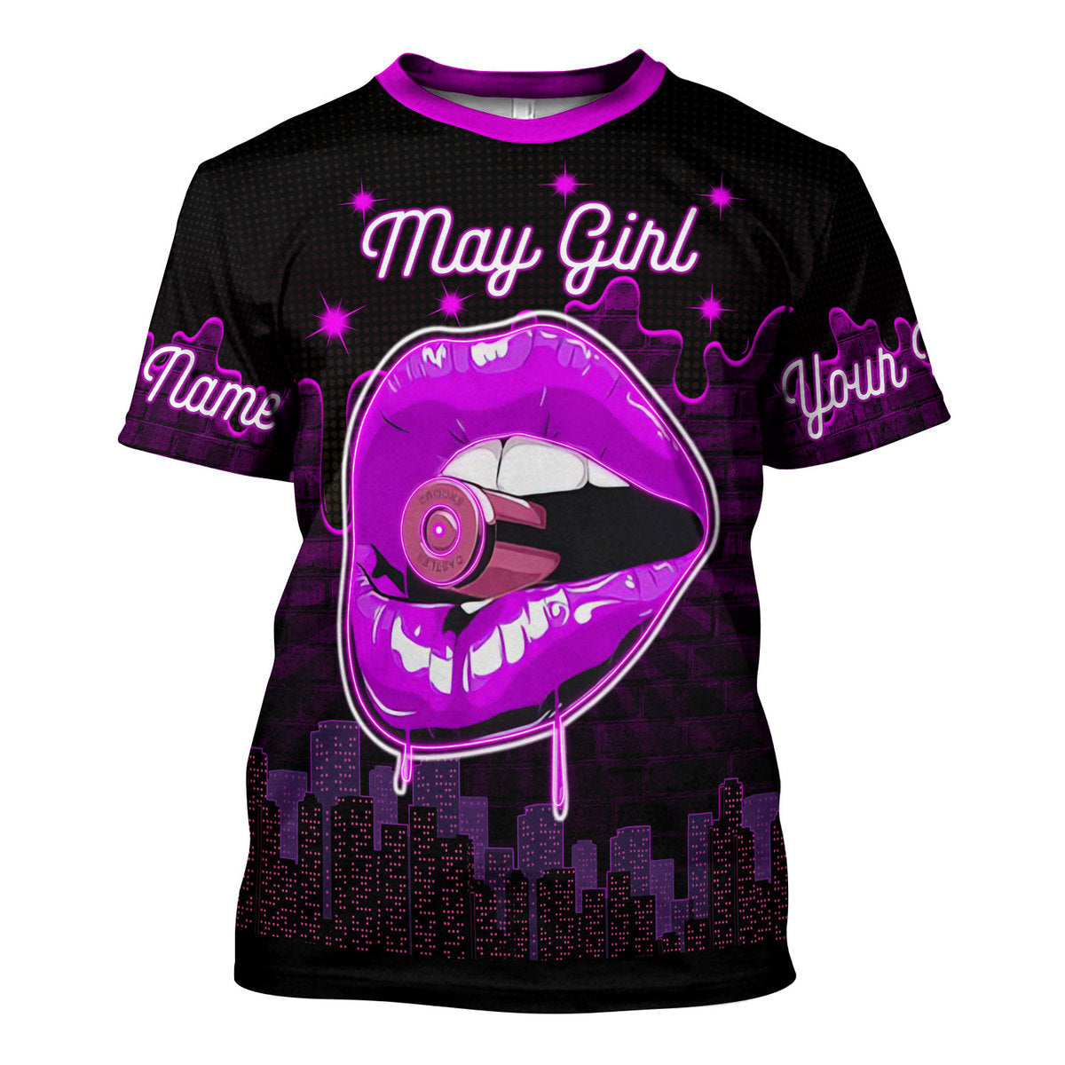 YMskins Personalized Tops I'm A May Girl All Over Printed