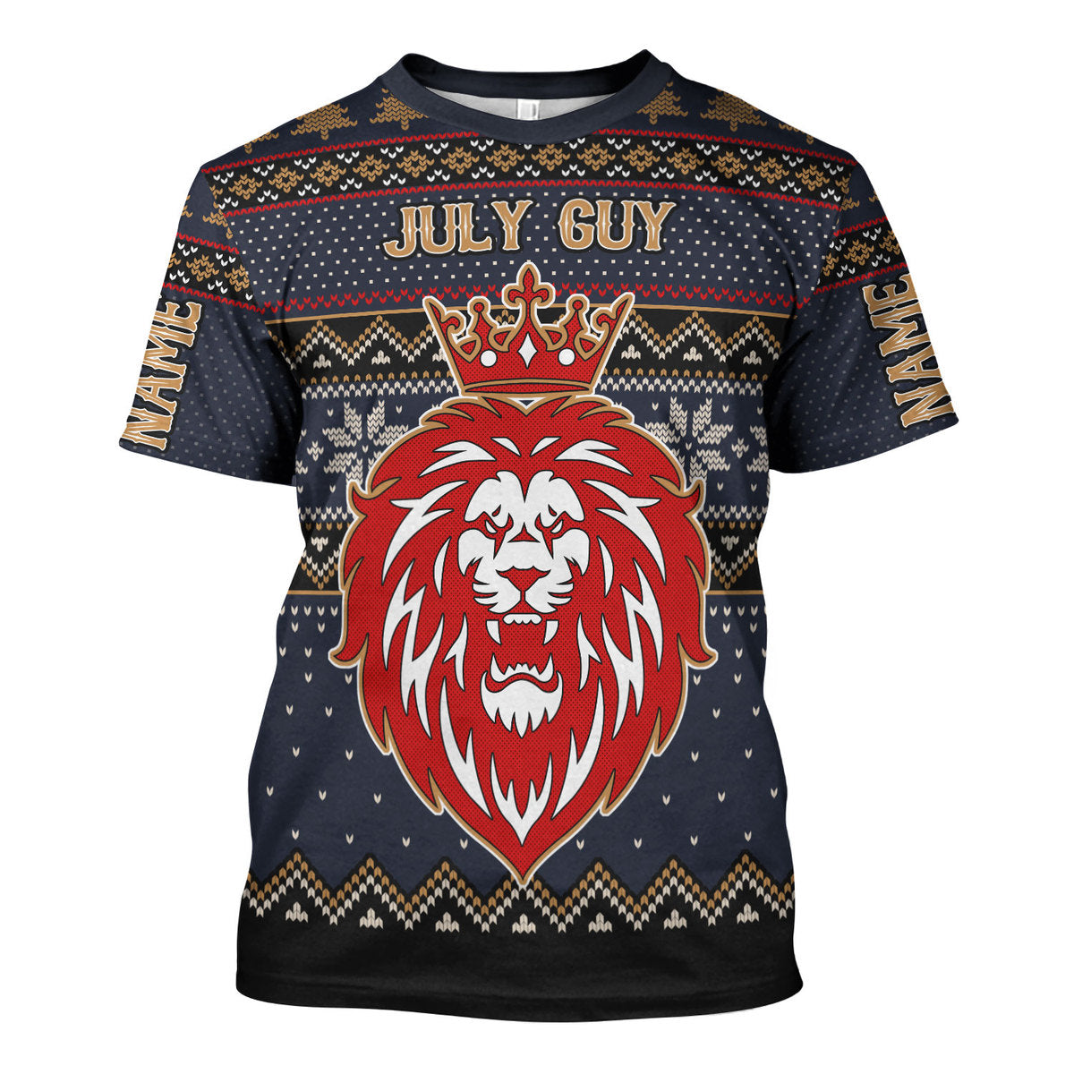 YMskins Personalized T-shirt  July Guy All Over Printed