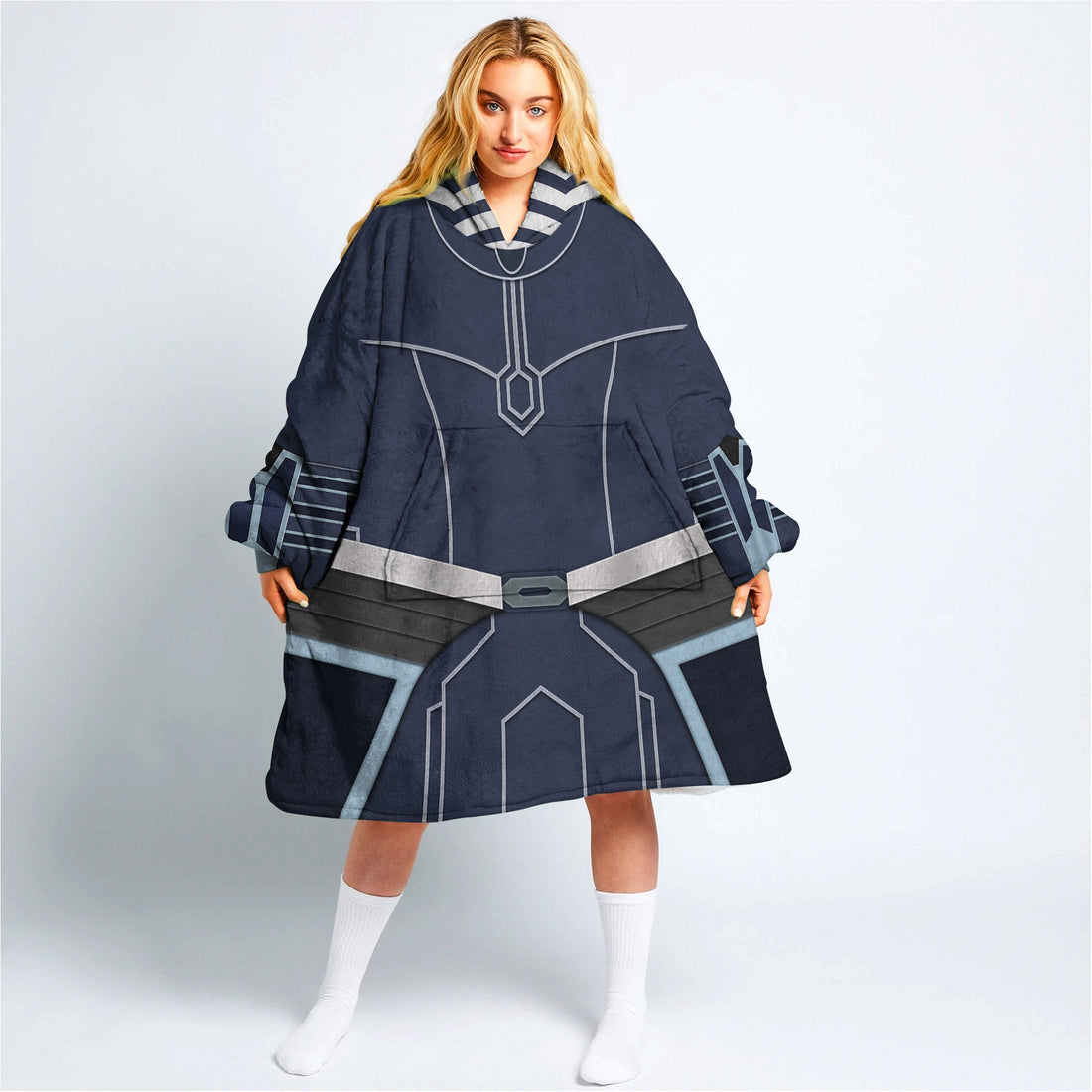 MakerHuman Ahsoka Tano's Cosplay & Costume Over Size Hoodie Fleece One Size