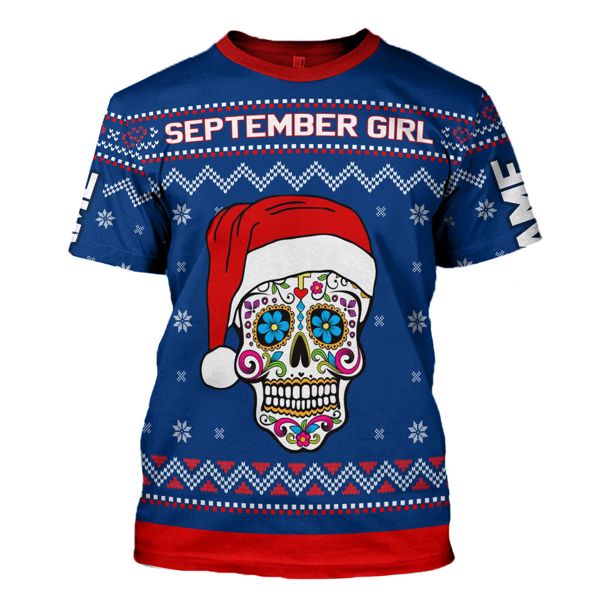 YMskins Personalized Tops September Girl I Am Who I Am All Over Printed