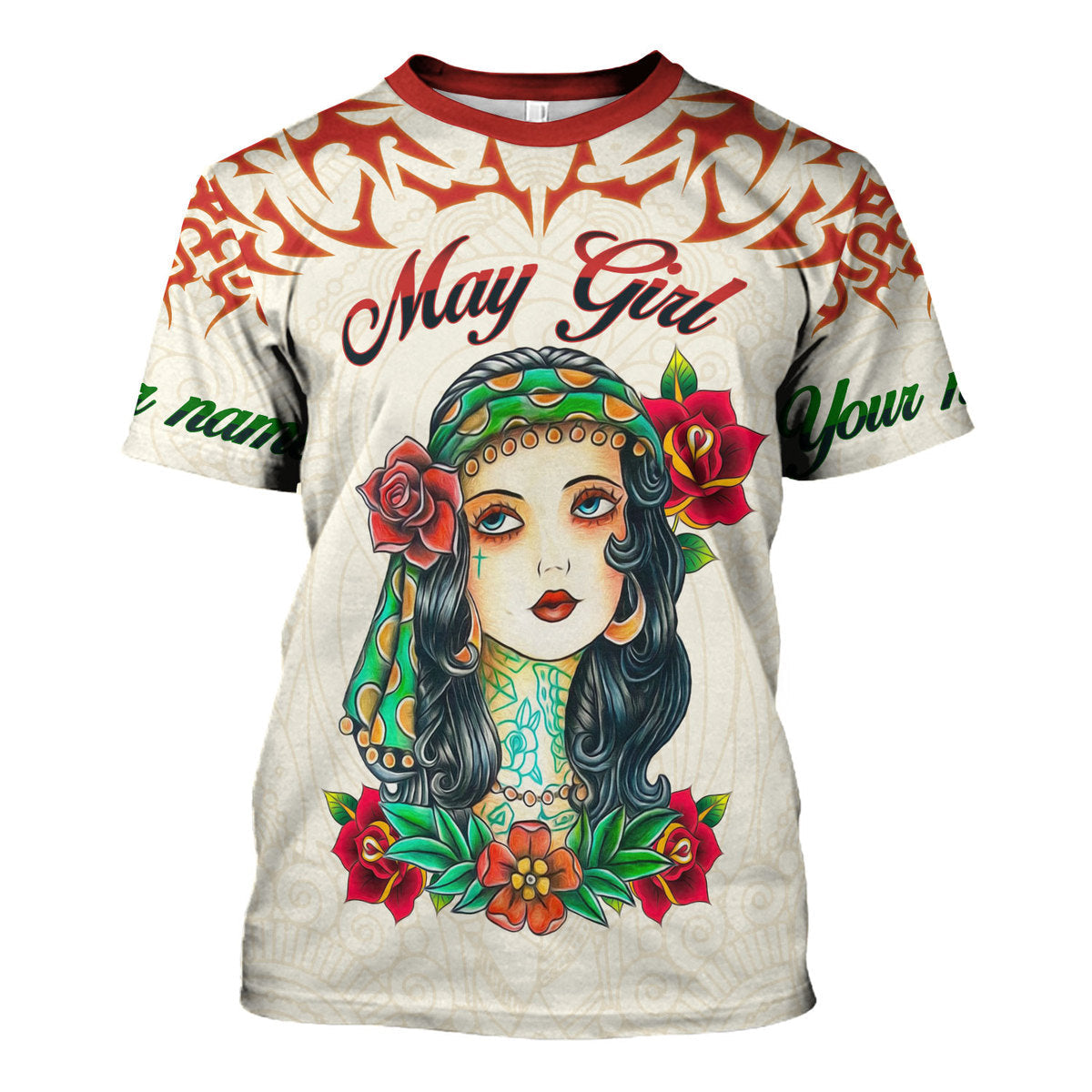 YMskins Personalized Tops May Girl I Do What I Want All Over Printed